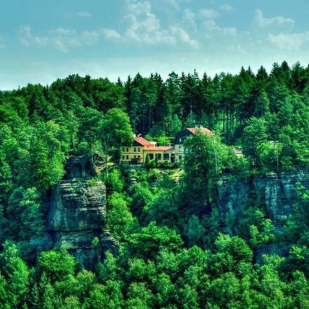 Hotel Garni Belveder Hřensko Eksteriør bilde