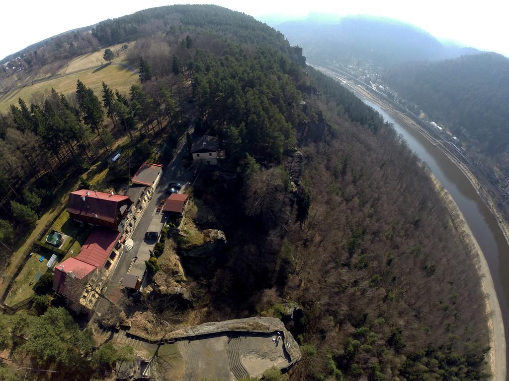 Hotel Garni Belveder Hřensko Eksteriør bilde