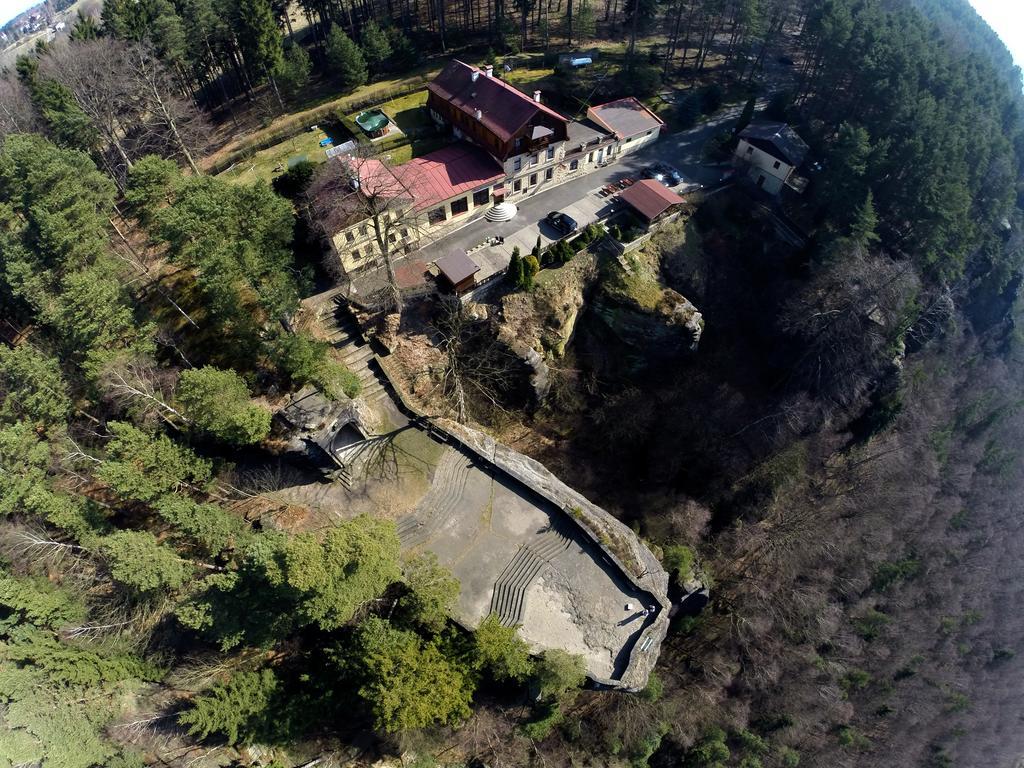 Hotel Garni Belveder Hřensko Eksteriør bilde