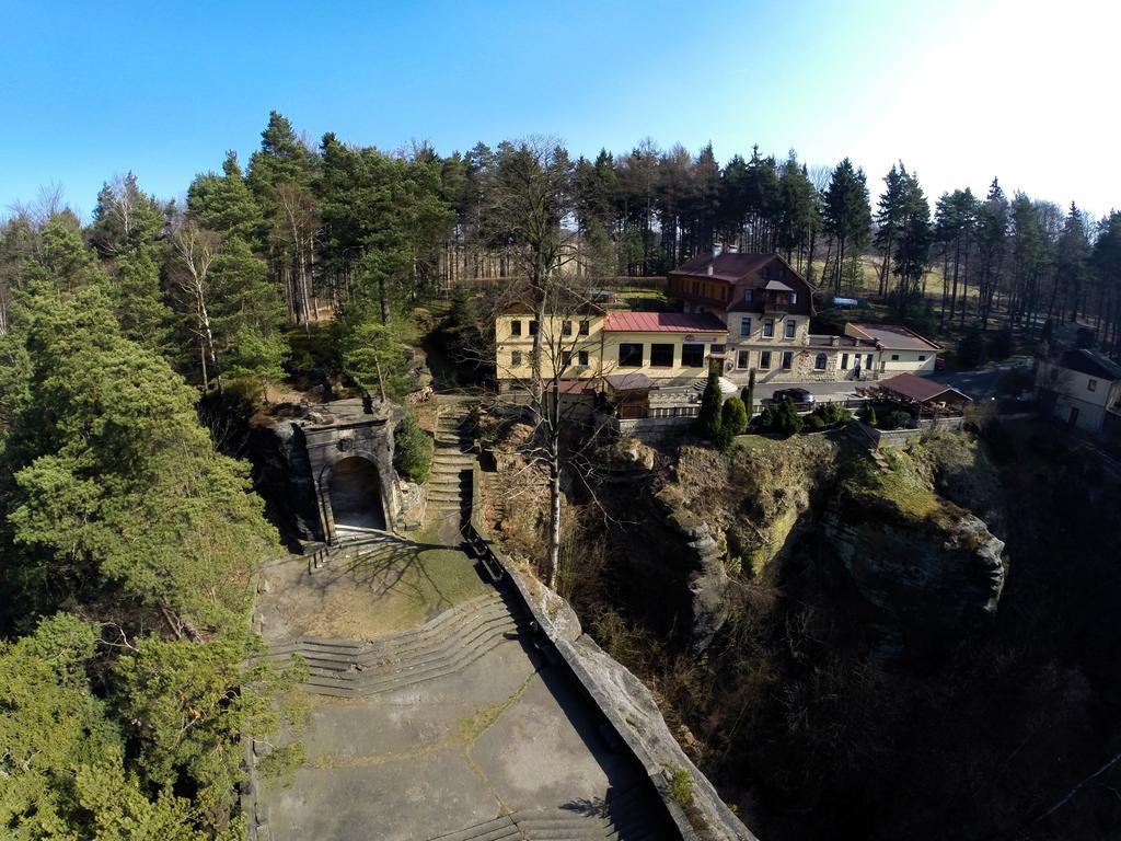 Hotel Garni Belveder Hřensko Eksteriør bilde