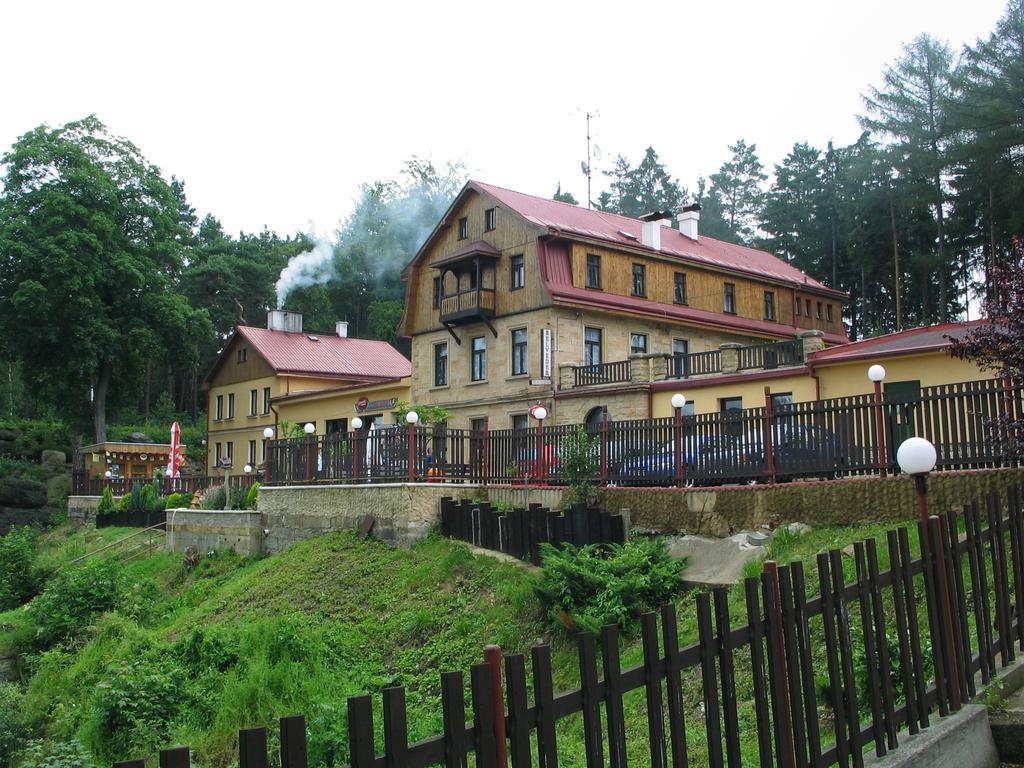 Hotel Garni Belveder Hřensko Eksteriør bilde